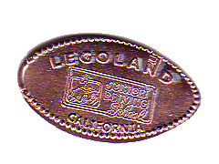 Pressed Penny - LEGOLAND California Junior Driving School Pattern