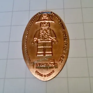 Pressed Penny - LEGOLAND Pirate Minifigure Pattern