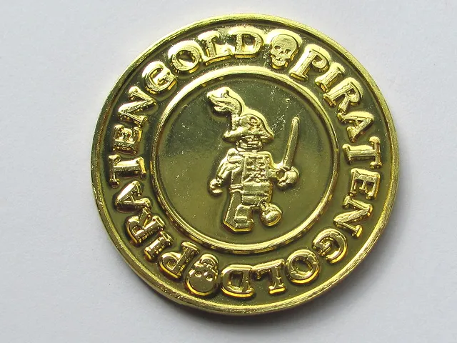 Coin, Souvenir - LEGOLAND Discovery Centre Germany Piratengold Pattern