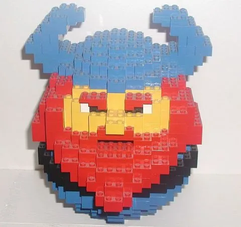 Viking Head Coin Bank (Glued)