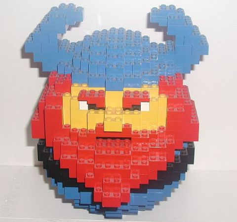 Viking Head Coin Bank (Glued)