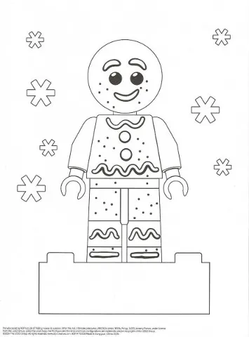 Coloring Page - Gingerbread Man