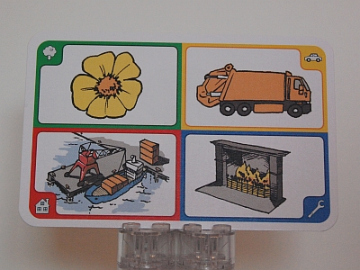 Creationary Game Card 18 Flower