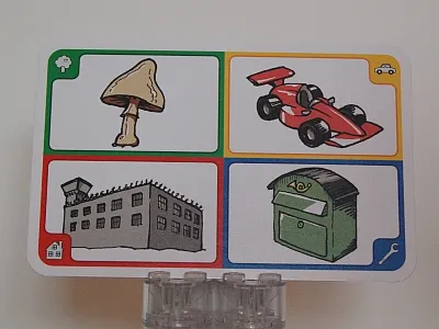 Creationary Game Card 30 Mushroom