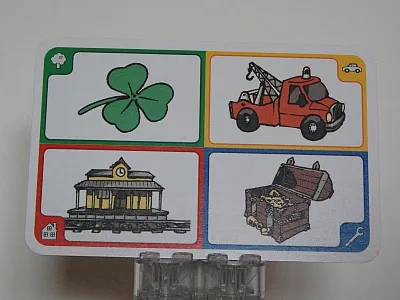 Creationary Game Card 44 Clover