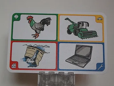 Creationary Game Card 54 Rooster