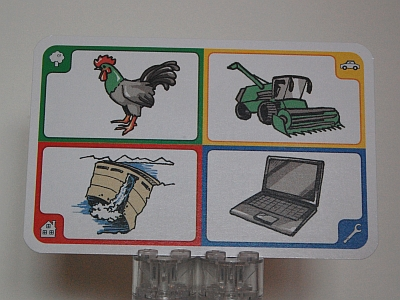 Creationary Game Card 54 Rooster