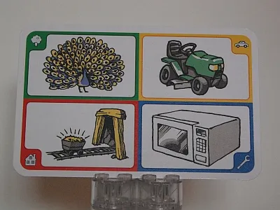 Creationary Game Card 77 Peacock