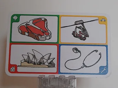 Creationary Game Card 81 Steak