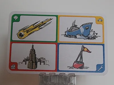 Creationary Game Card 90 Meteor