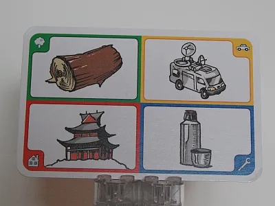 Creationary Game Card 95 Log