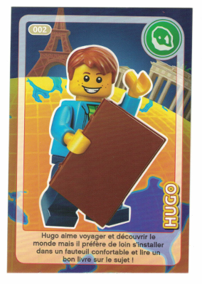 Create the World Trading Card #002 Hugo (French)