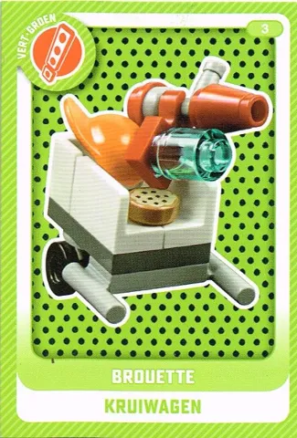 Create the World Trading Card #   3 Brouette / Kruiwagen (Belgian)