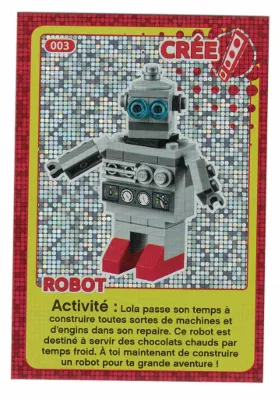 Create the World Trading Card #003 Create: Robot (French)