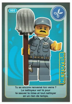 Create the World Trading Card #005 Nettoyeur (French)