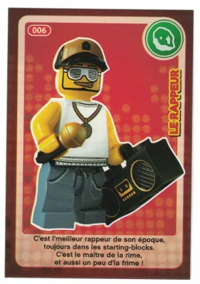 Create the World Trading Card #006 Le Rappeur (French)