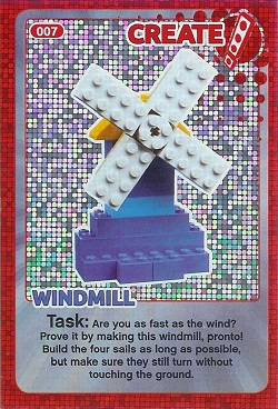 Create the World Trading Card #007 Create: Windmill