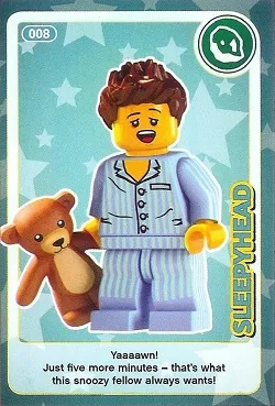 Create the World Trading Card #008 Sleepyhead