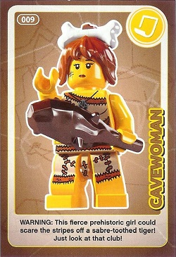 Create the World Trading Card #009 Cavewoman