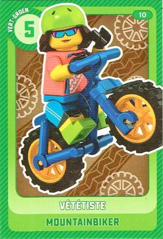 Create the World Trading Card #  10 Vététiste / Mountainbiker (Belgian)