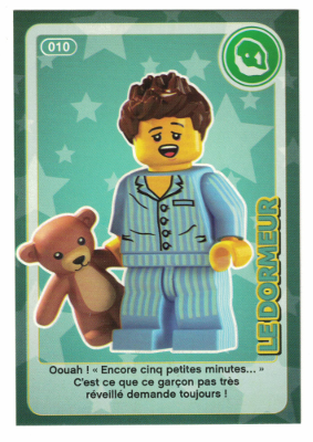 Create the World Trading Card #010 Le Dormeur (French)