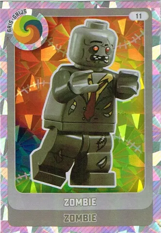 Create the World Trading Card #  11 Zombie (Belgian)