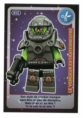 Create the World Trading Card #012 Le Vengeur Extraterrestre (French)