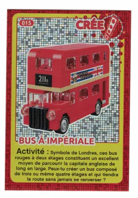 Create the World Trading Card #015 Create: Bus À Impériale (French)