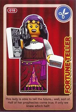 Create the World Trading Card #018 Fortune Teller
