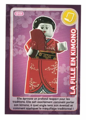 Create the World Trading Card #019 La Fille En Kimono (French)
