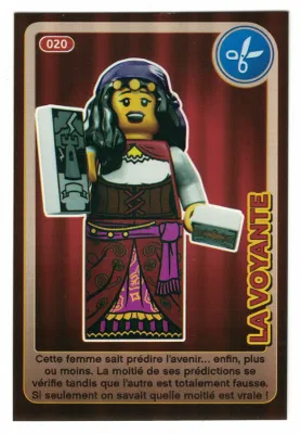 Create the World Trading Card #020 La Voyante (French)