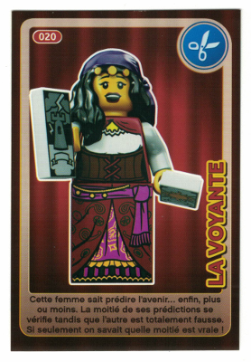 Create the World Trading Card #020 La Voyante (French)