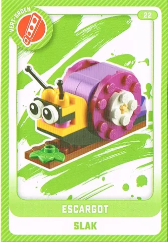 Create the World Trading Card #  22 Escargot / Slak (Belgian)