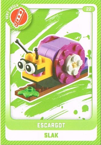 Create the World Trading Card #  22 Escargot / Slak (Belgian)