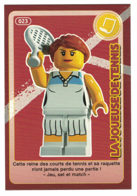 Create the World Trading Card #023 La Joueuse De Tennis (French)