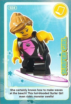 Create the World Trading Card #024 Surfer Girl