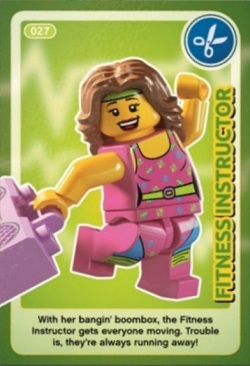 Create the World Trading Card #027 Fitness Instructor