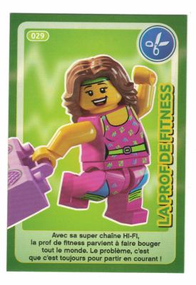 Create the World Trading Card #029 La Prof De Fitness (French)