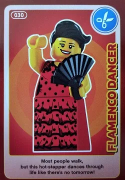 Create the World Trading Card #030 Flamenco Dancer