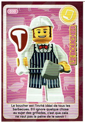 Create the World Trading Card #030  Le Boucher (French)