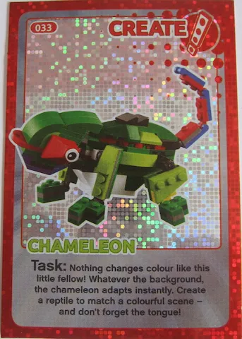 Create the World Trading Card #033 Create: Chameleon
