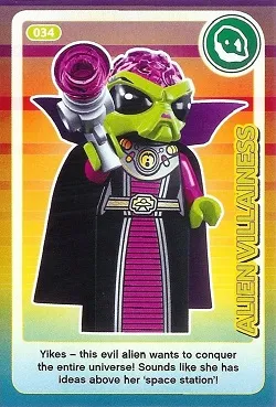 Create the World Trading Card #034 Alien Villainess