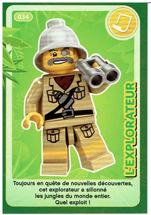 Create the World Trading Card #034  L'explorateur (French)
