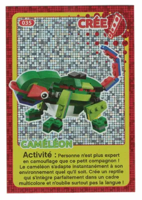 Create the World Trading Card #035 Create: Caméléon (French)