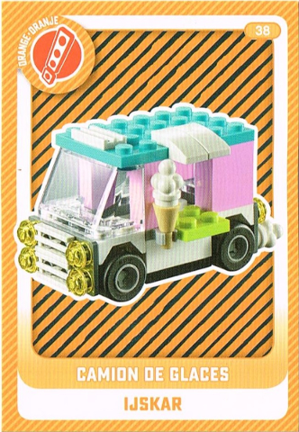 Create the World Trading Card #  38 Camion de Glaces / Ijskar (Belgian)