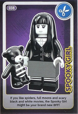 Create the World Trading Card #038 Spooky Girl