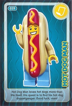 Create the World Trading Card #039 Hot Dog Man