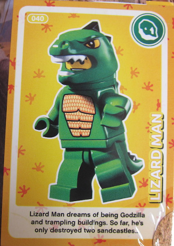 Create the World Trading Card #040 Lizard Man