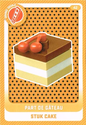 Create the World Trading Card #  42 Part de Gâteau / Stuk Cake (Belgian)