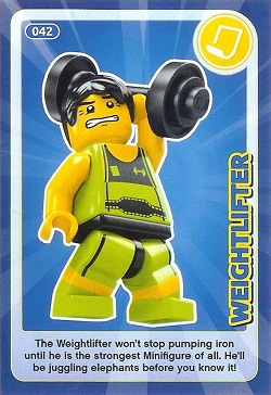 Create the World Trading Card #042 Weightlifter
